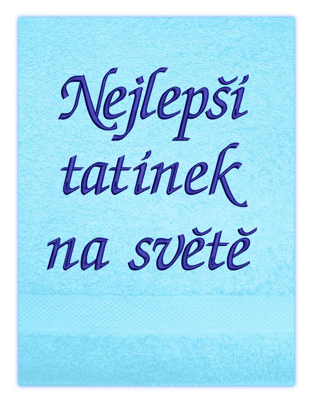 osuška rodina pro tatínka-Nejlepší tatínek