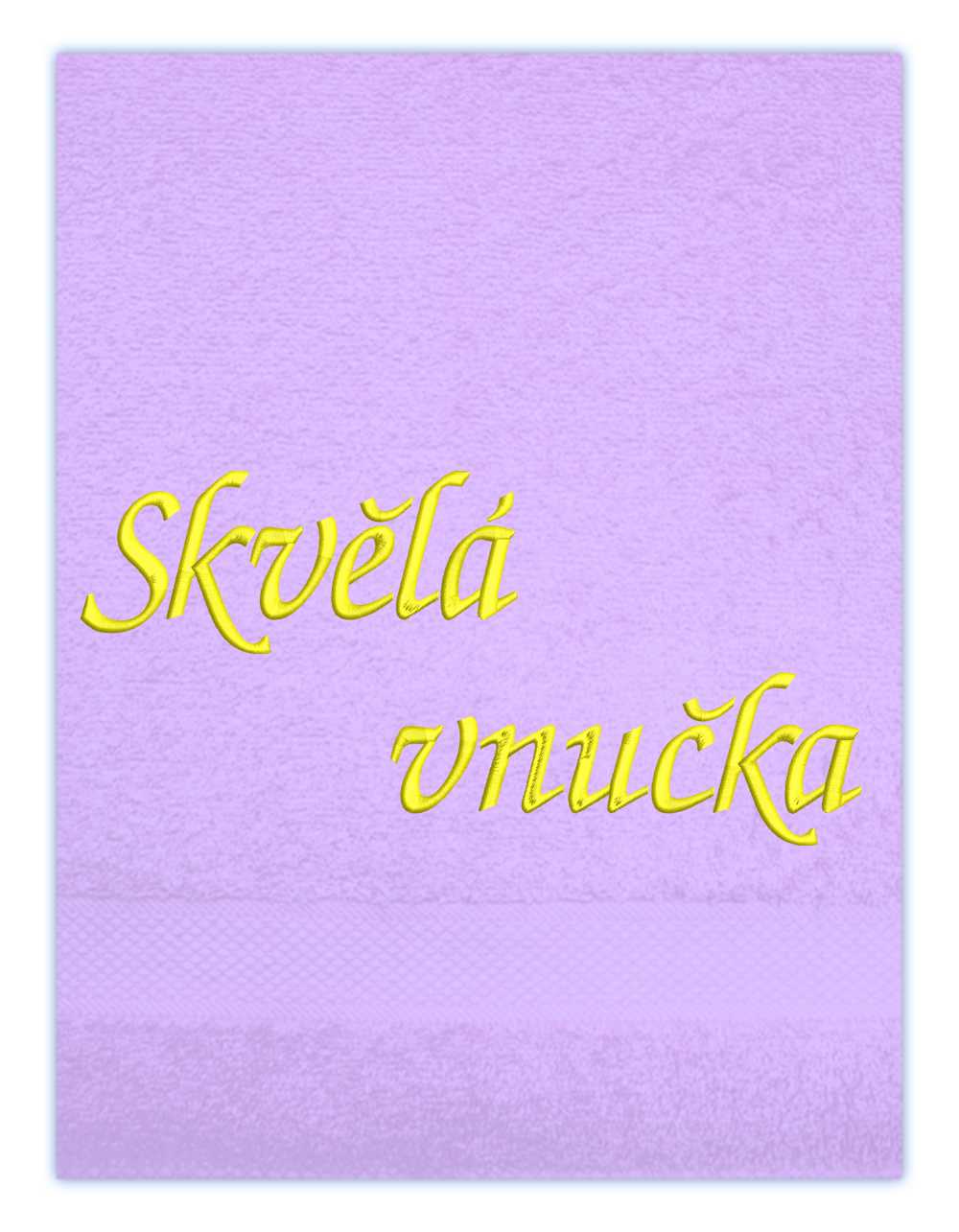 ručník rodina-Skvělá vnučka
