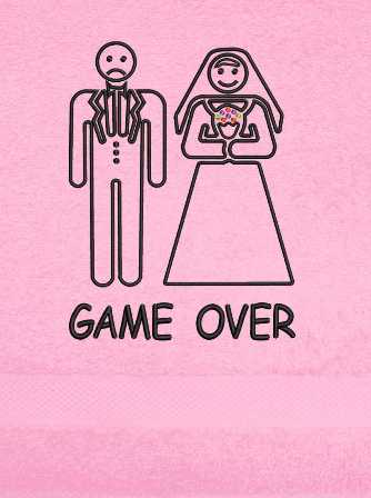 Osuška na svatbu-Ženich nevěsta-Game Over 