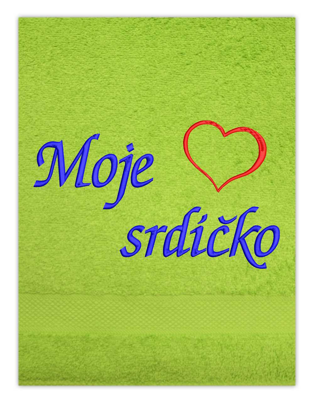 Ručník Valentýn - Moje srdíčko a srdíčko