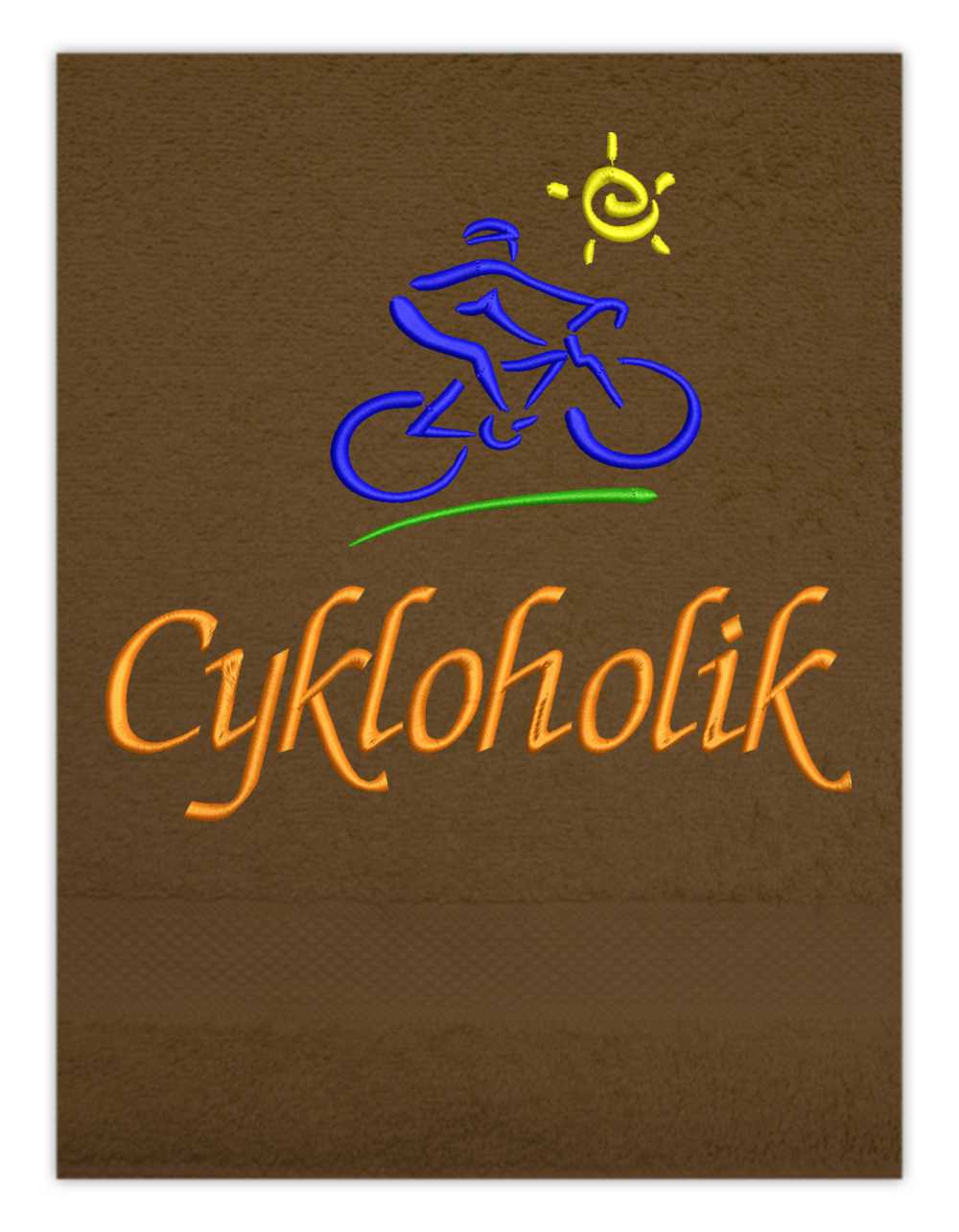 Osuška sport-Cyklista se sluníčkem