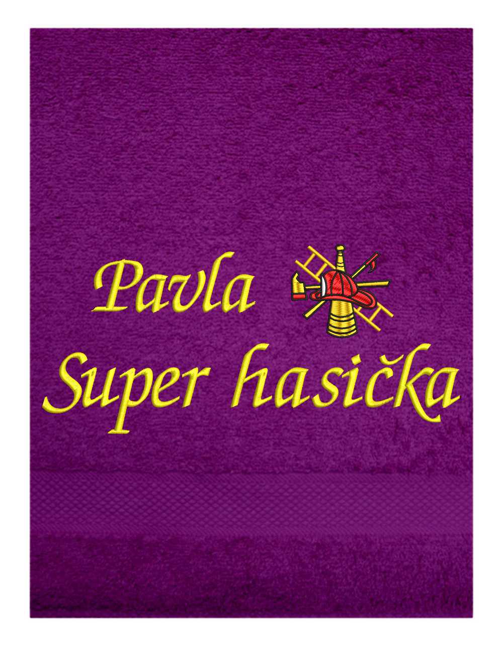 Ručník pro hasiče-Super hasička