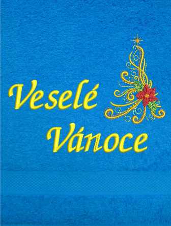 Ručník-Vánoční stromeček