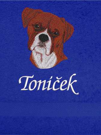 Ručník pes - Boxer