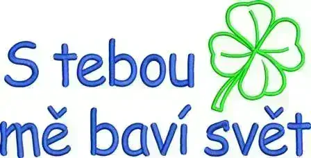 Tričko vtipné - S tebou mě baví svět