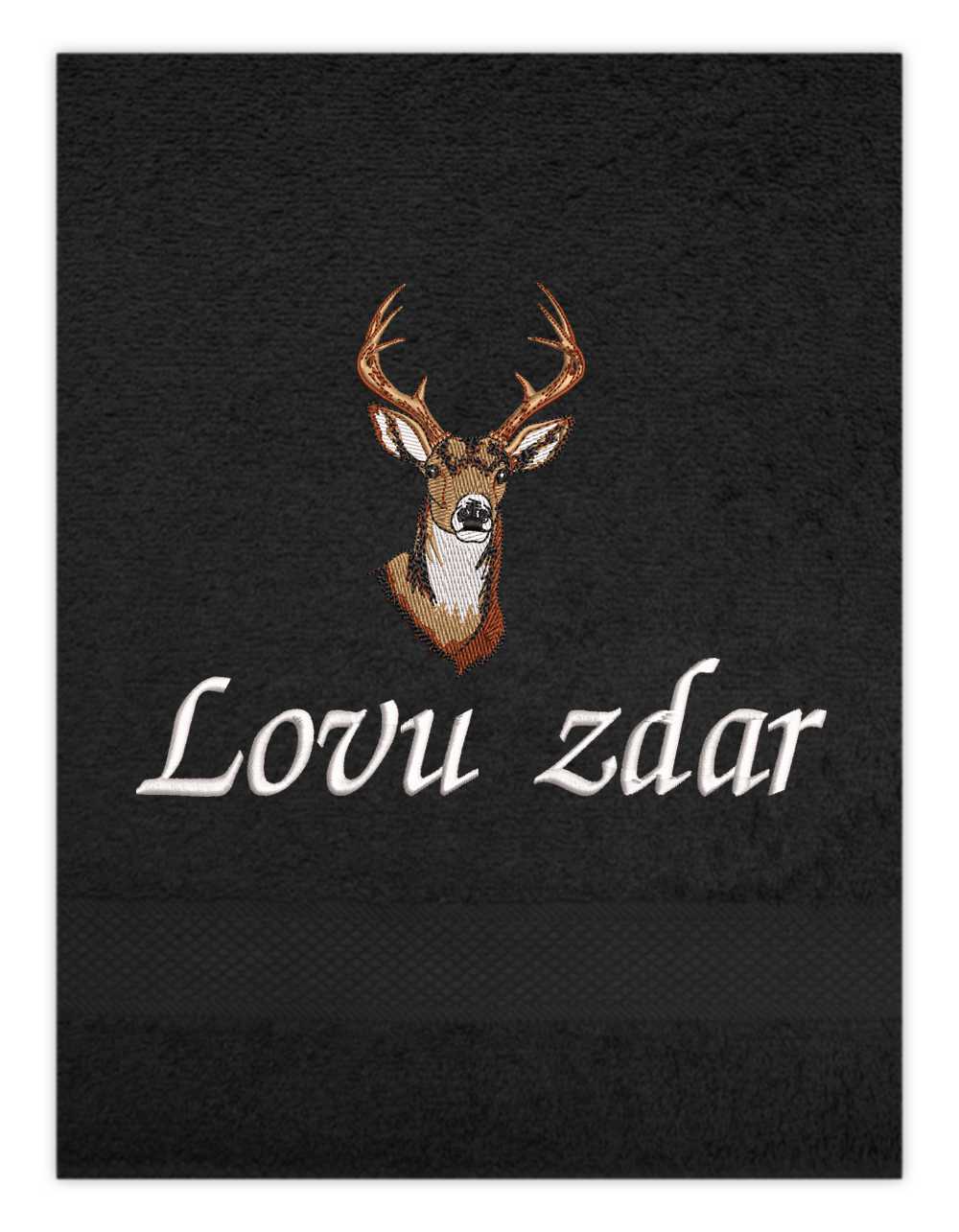 Osuška pro myslivce-Jelen Lovu zdar