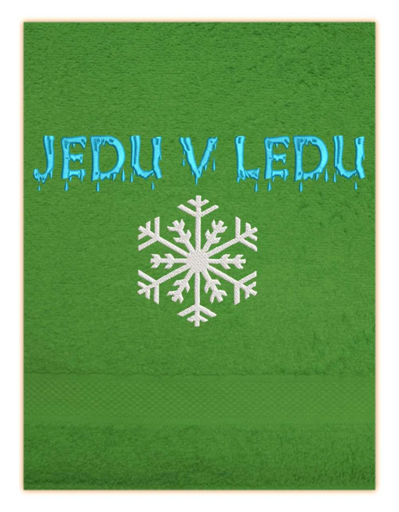 Ručník pro otužilce - Jedu v ledu