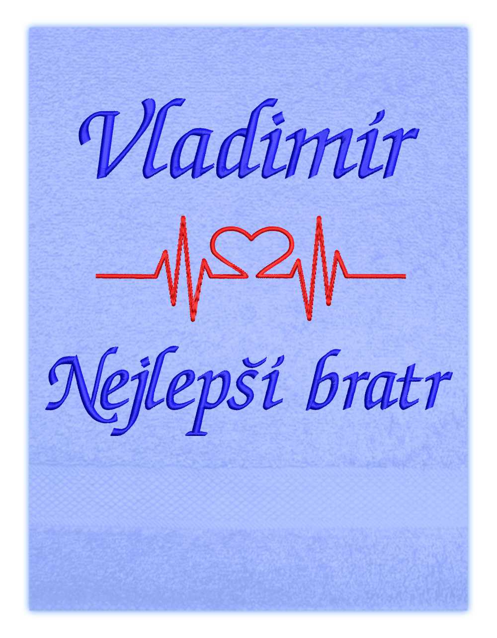 Ručník-Nejlepší bratr kardiogram