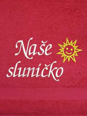 Ručník - Naše sluníčko