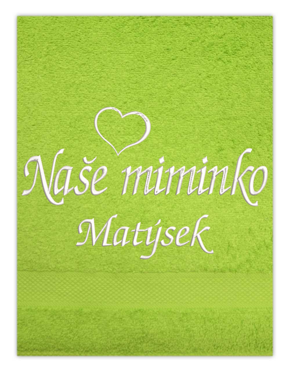 Osuška - Naše miminko a srdíčko