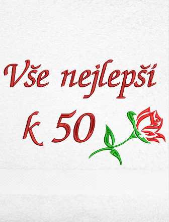 Ručník - Růže 1