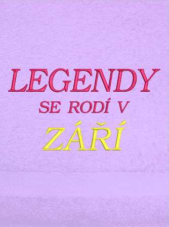 Osuška k narozeninám - Legendy se rodí v ...