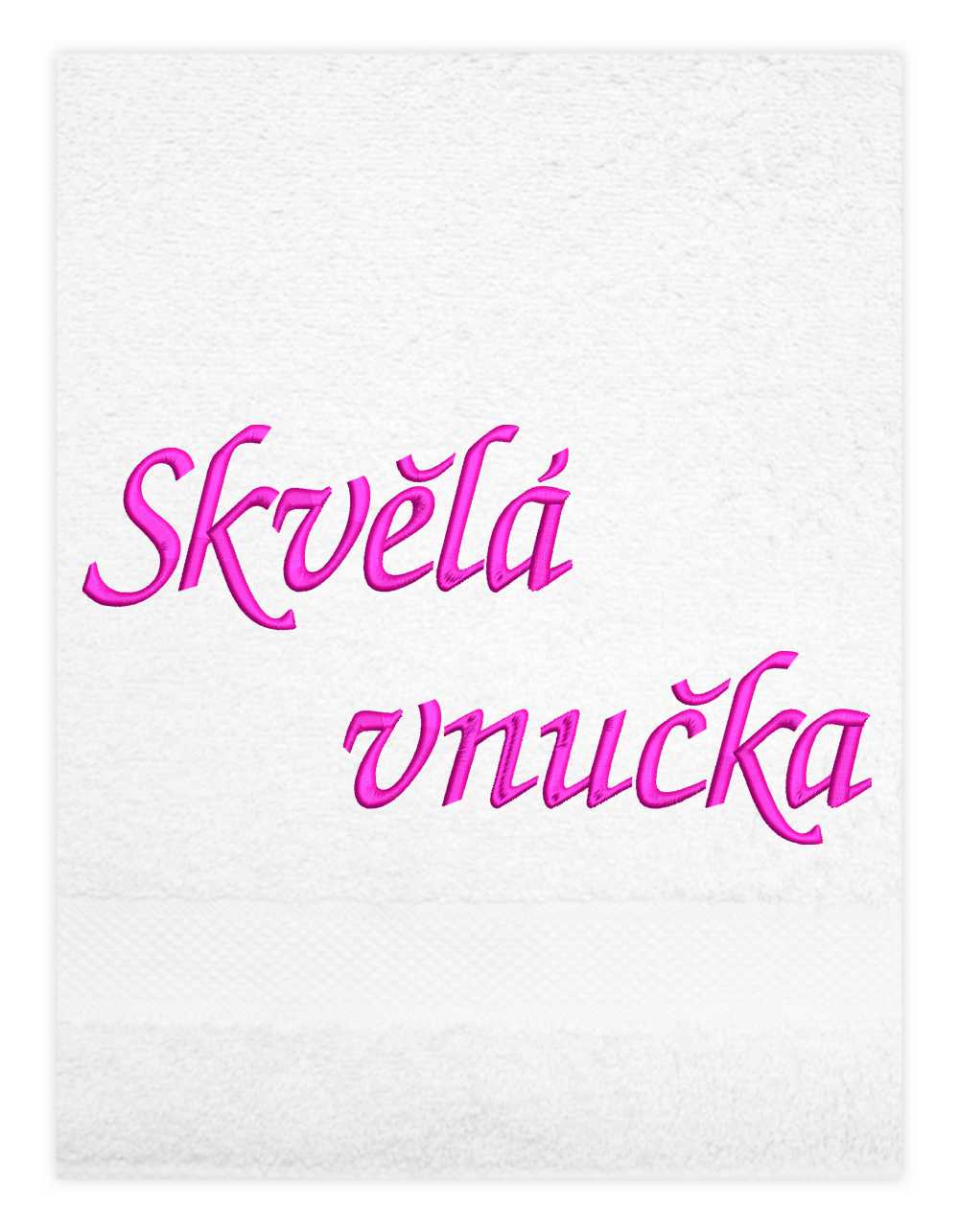 ručník rodina-Skvělá vnučka