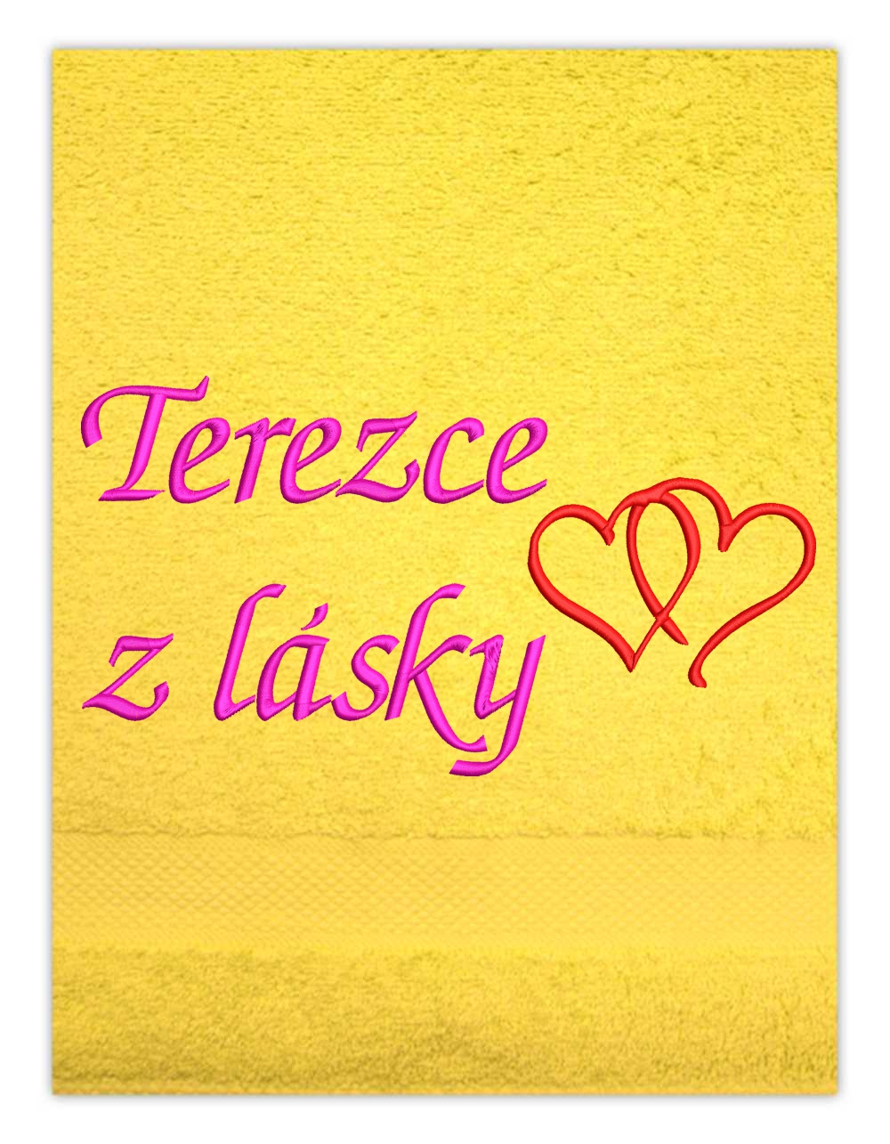 Ručník Valentýn - Z lásky a srdíčka