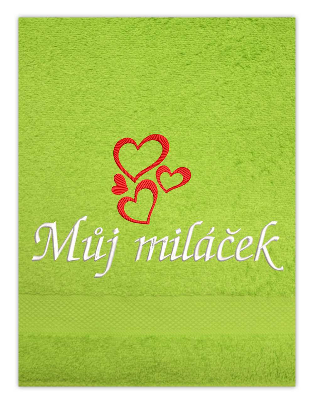 Ručník Valentýn - Miláček a srdíčka