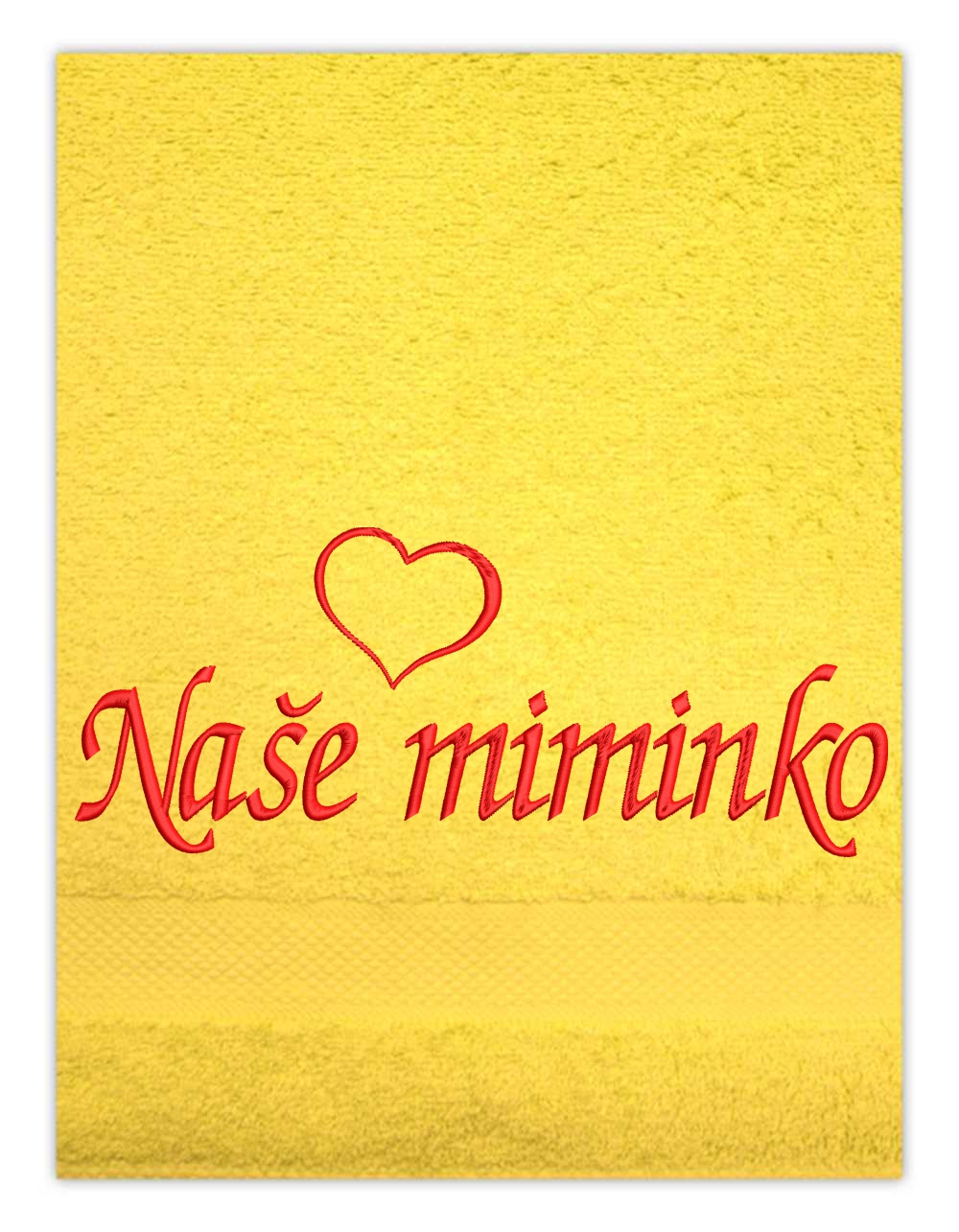 Osuška - Naše miminko a srdíčko