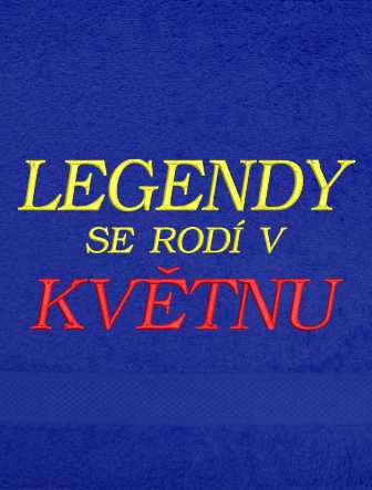 Osuška k narozeninám - Legendy se rodí v ...