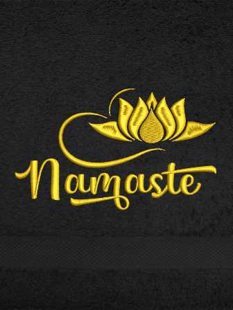 Ručník jóga-jóga namaste lotosový květ 