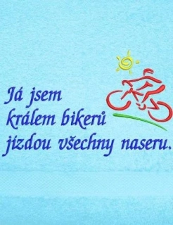 Ručník pro cyklistu - Král bikerů